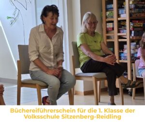 Mehr über den Artikel erfahren Büchereiführerschein für die 1. Klasse der Volksschule Sitzenberg-Reidling