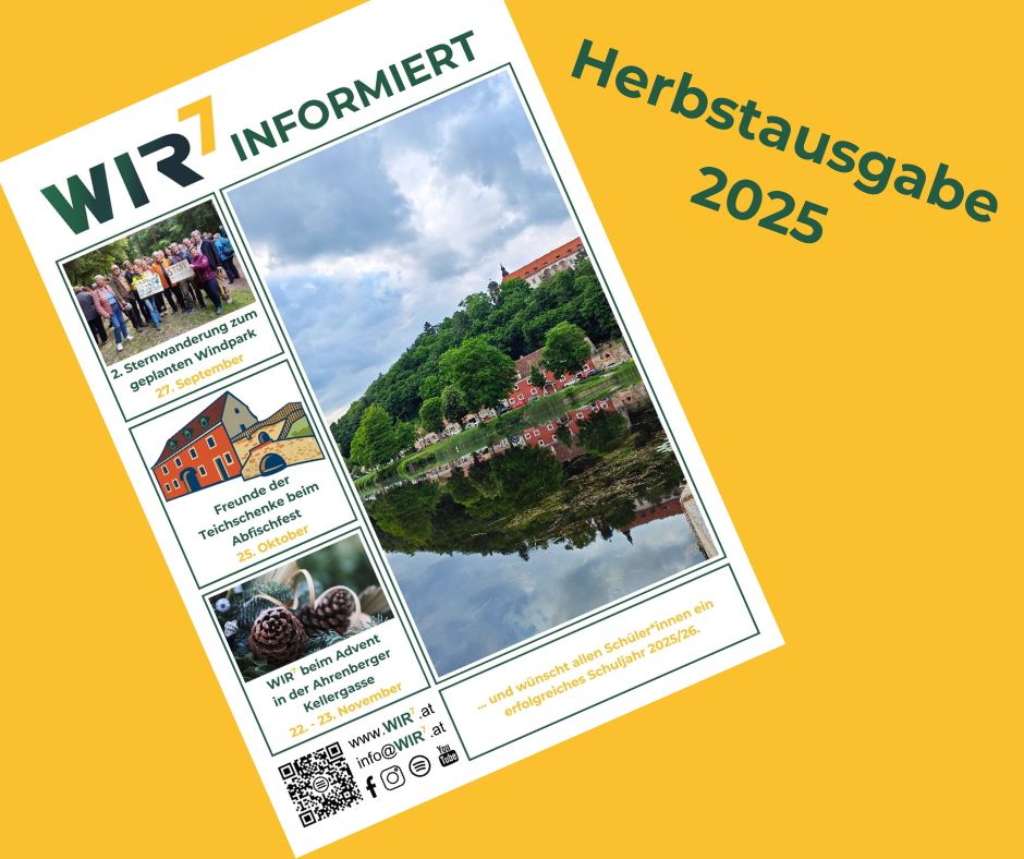 WIR7 informiert – Herbstausgabe September 2025 als PDF