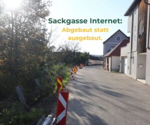 Mehr über den Artikel erfahren Sitzenbergstraße: Wenn Digitalisierung rückwärts läuft