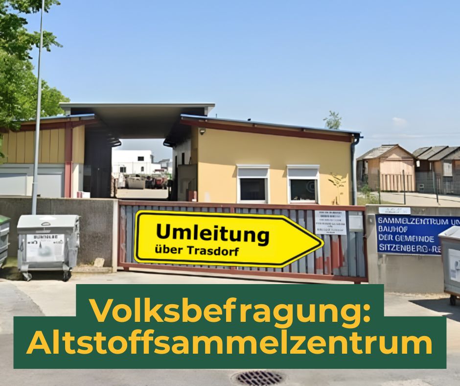 Volksbefragung  Altstoffsammelzentrum