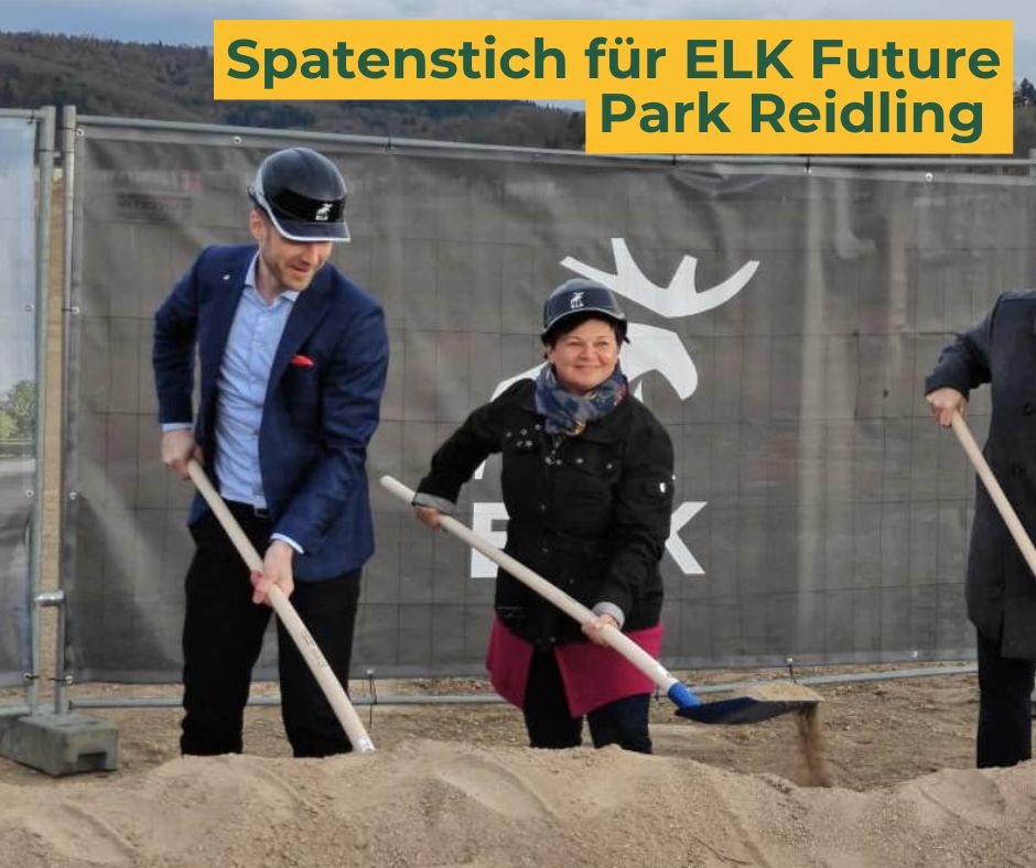 Spatenstich für ELK Future Park Reidling
