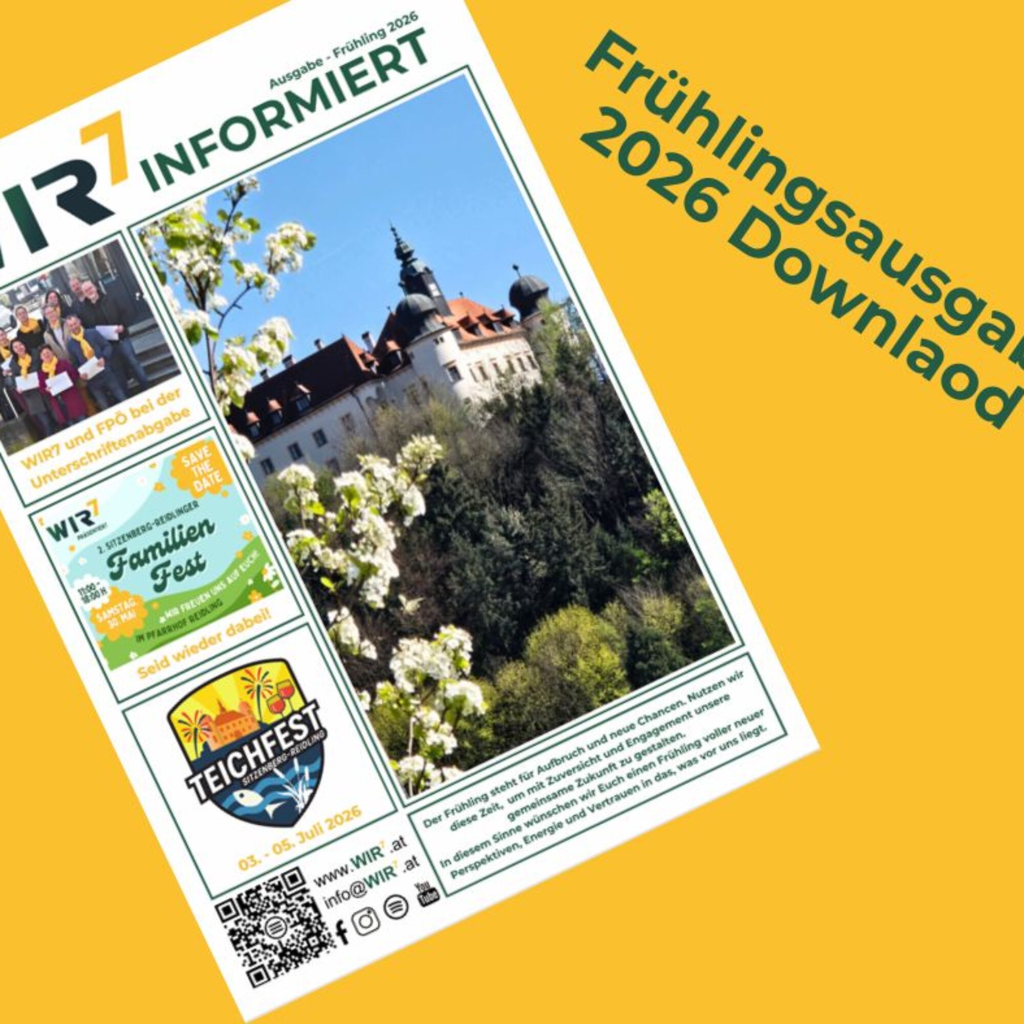 WIR7 Informiert – Ausgabe Frühling 2026